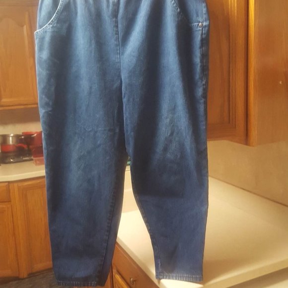 north west blue womens jeans pants denim   petite  size 20W - Picture 5 of 14